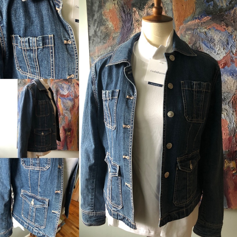 Jackets jean color blue